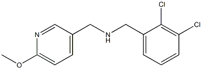 [(2,3-dichlorophenyl)methyl][(6-methoxypyridin-3-yl)methyl]amine 化学構造式