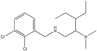 [(2,3-dichlorophenyl)methyl][2-(dimethylamino)-3-ethylpentyl]amine Structure