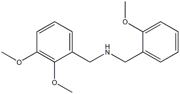 [(2,3-dimethoxyphenyl)methyl][(2-methoxyphenyl)methyl]amine,,结构式