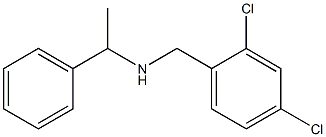 [(2,4-dichlorophenyl)methyl](1-phenylethyl)amine Structure