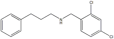 [(2,4-dichlorophenyl)methyl](3-phenylpropyl)amine Structure