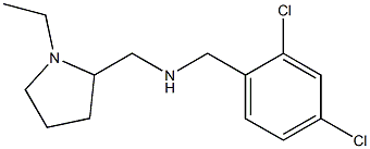 [(2,4-dichlorophenyl)methyl][(1-ethylpyrrolidin-2-yl)methyl]amine Structure