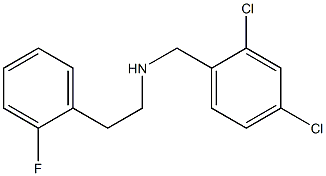 [(2,4-dichlorophenyl)methyl][2-(2-fluorophenyl)ethyl]amine Structure
