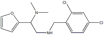 [(2,4-dichlorophenyl)methyl][2-(dimethylamino)-2-(furan-2-yl)ethyl]amine Structure