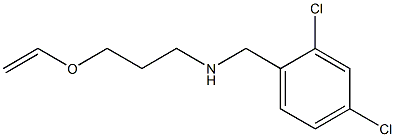 [(2,4-dichlorophenyl)methyl][3-(ethenyloxy)propyl]amine Structure