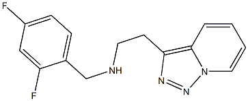 [(2,4-difluorophenyl)methyl](2-{[1,2,4]triazolo[3,4-a]pyridin-3-yl}ethyl)amine Structure