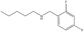 [(2,4-difluorophenyl)methyl](pentyl)amine Structure