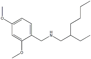 [(2,4-dimethoxyphenyl)methyl](2-ethylhexyl)amine,,结构式