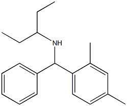 [(2,4-dimethylphenyl)(phenyl)methyl](pentan-3-yl)amine