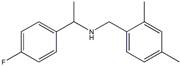 [(2,4-dimethylphenyl)methyl][1-(4-fluorophenyl)ethyl]amine Structure