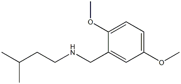 [(2,5-dimethoxyphenyl)methyl](3-methylbutyl)amine Structure