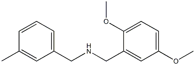 [(2,5-dimethoxyphenyl)methyl][(3-methylphenyl)methyl]amine|