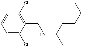 [(2,6-dichlorophenyl)methyl](5-methylhexan-2-yl)amine Structure