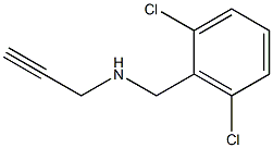 [(2,6-dichlorophenyl)methyl](prop-2-yn-1-yl)amine 化学構造式