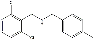 [(2,6-dichlorophenyl)methyl][(4-methylphenyl)methyl]amine Structure