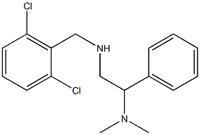 [(2,6-dichlorophenyl)methyl][2-(dimethylamino)-2-phenylethyl]amine Structure