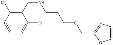 [(2,6-dichlorophenyl)methyl][3-(furan-2-ylmethoxy)propyl]amine 化学構造式