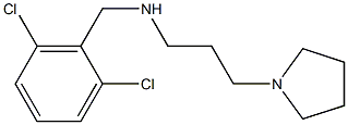 [(2,6-dichlorophenyl)methyl][3-(pyrrolidin-1-yl)propyl]amine Structure