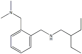 [(2-{[(2-ethylbutyl)amino]methyl}phenyl)methyl]dimethylamine Structure