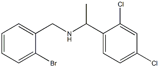 [(2-bromophenyl)methyl][1-(2,4-dichlorophenyl)ethyl]amine Structure