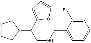 [(2-bromophenyl)methyl][2-(furan-2-yl)-2-(pyrrolidin-1-yl)ethyl]amine