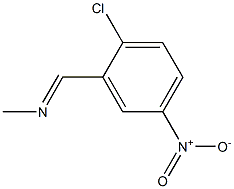 [(2-chloro-5-nitrophenyl)methylidene](methyl)amine Struktur