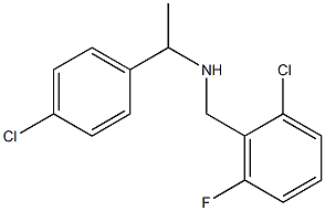 [(2-chloro-6-fluorophenyl)methyl][1-(4-chlorophenyl)ethyl]amine 结构式