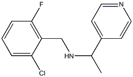 [(2-chloro-6-fluorophenyl)methyl][1-(pyridin-4-yl)ethyl]amine|