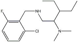 [(2-chloro-6-fluorophenyl)methyl][2-(dimethylamino)-3-ethylpentyl]amine Structure