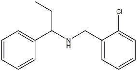 [(2-chlorophenyl)methyl](1-phenylpropyl)amine 化学構造式