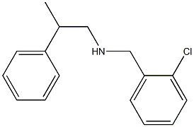 [(2-chlorophenyl)methyl](2-phenylpropyl)amine 结构式