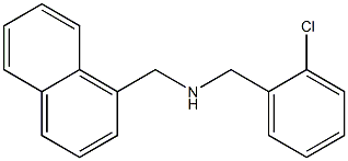 [(2-chlorophenyl)methyl](naphthalen-1-ylmethyl)amine Struktur