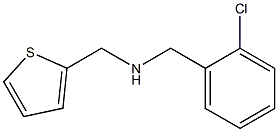 [(2-chlorophenyl)methyl](thiophen-2-ylmethyl)amine,,结构式