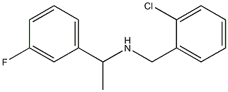 [(2-chlorophenyl)methyl][1-(3-fluorophenyl)ethyl]amine Struktur