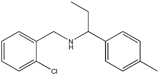 [(2-chlorophenyl)methyl][1-(4-methylphenyl)propyl]amine Struktur