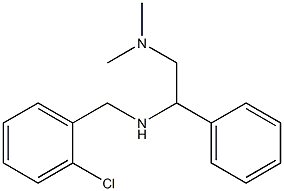 [(2-chlorophenyl)methyl][2-(dimethylamino)-1-phenylethyl]amine Structure