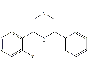 [(2-chlorophenyl)methyl][2-(dimethylamino)-1-phenylethyl]amine,,结构式