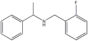 [(2-fluorophenyl)methyl](1-phenylethyl)amine Structure