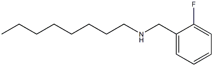 [(2-fluorophenyl)methyl](octyl)amine Structure