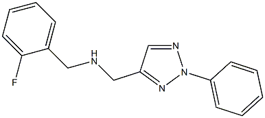 [(2-fluorophenyl)methyl][(2-phenyl-2H-1,2,3-triazol-4-yl)methyl]amine