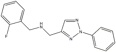 [(2-fluorophenyl)methyl][(2-phenyl-2H-1,2,3-triazol-4-yl)methyl]amine|