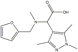 [(2-furylmethyl)(methyl)amino](1,3,5-trimethyl-1H-pyrazol-4-yl)acetic acid