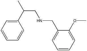 [(2-methoxyphenyl)methyl](2-phenylpropyl)amine 化学構造式