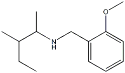 [(2-methoxyphenyl)methyl](3-methylpentan-2-yl)amine,,结构式