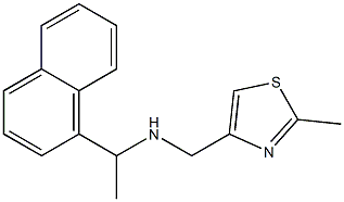 [(2-methyl-1,3-thiazol-4-yl)methyl][1-(naphthalen-1-yl)ethyl]amine