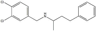 [(3,4-dichlorophenyl)methyl](4-phenylbutan-2-yl)amine Struktur