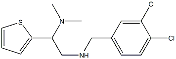 [(3,4-dichlorophenyl)methyl][2-(dimethylamino)-2-(thiophen-2-yl)ethyl]amine Structure