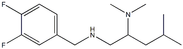 [(3,4-difluorophenyl)methyl][2-(dimethylamino)-4-methylpentyl]amine,,结构式