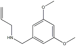 [(3,5-dimethoxyphenyl)methyl](prop-2-en-1-yl)amine Structure