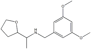 [(3,5-dimethoxyphenyl)methyl][1-(oxolan-2-yl)ethyl]amine Structure